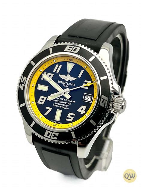 breitling superocean 42 abyss yellow|breitling superocean 42 chronograph.